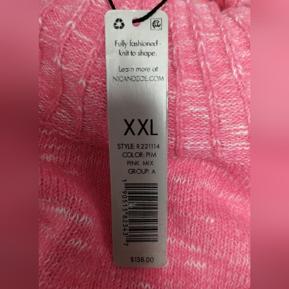 New Knit Mock Neck Pullover Sweater / 2X - Picture 6 of 11